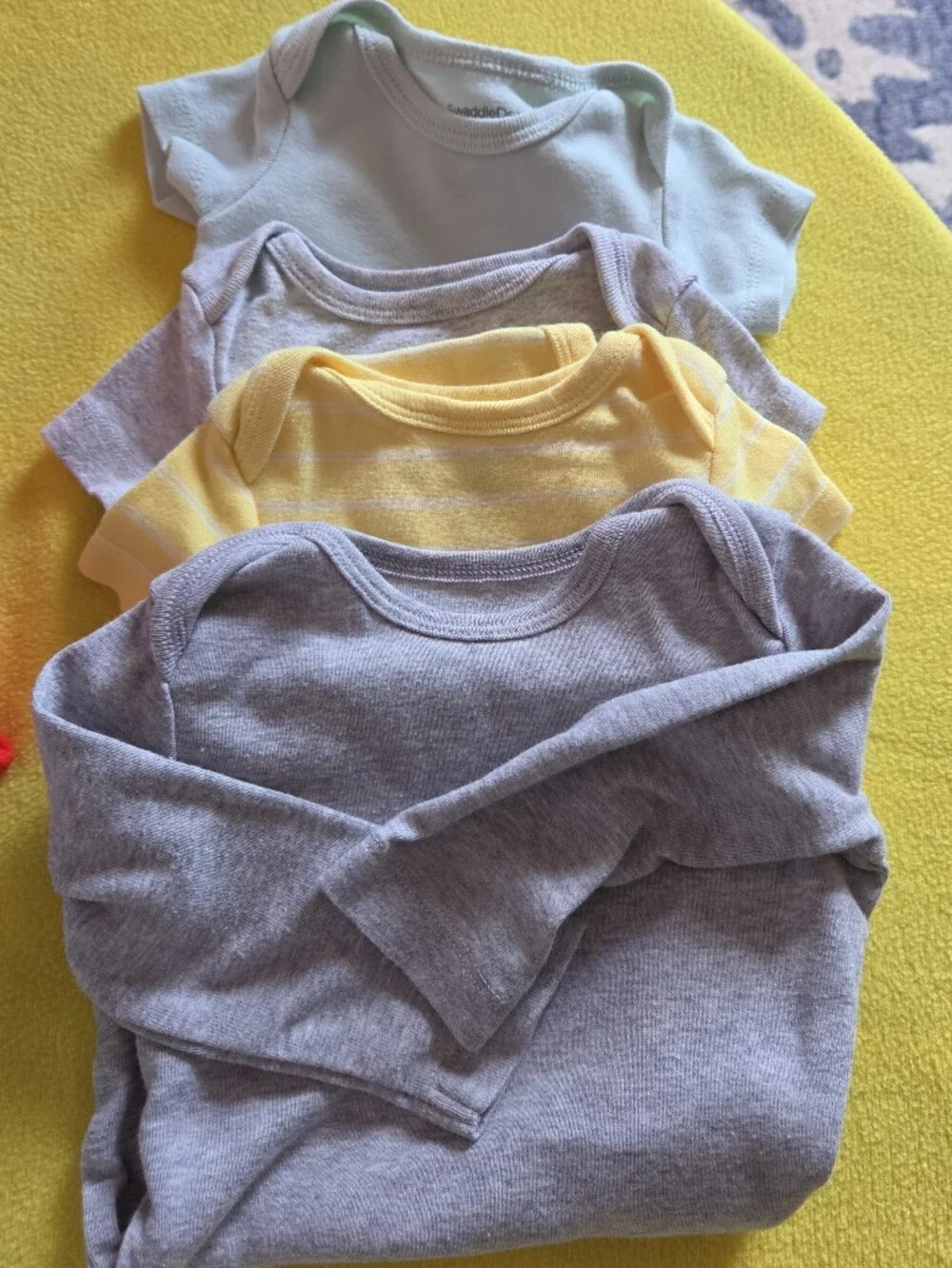 EUC~ Large Mixed Neutral Baby Clothing. Newborn-6 Months. 33 Pieces